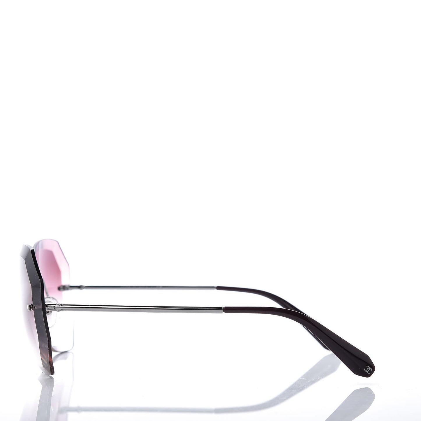 Metal Spring Round Sunglasses 4220 Pink