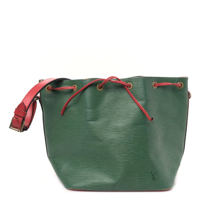 Louis Vuitton Epi Bi-Color Petit Noe Borneo Castillan Red 1 of 9