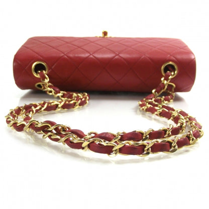 Chanel Lambskin Quilted Small Double Flap Red 6 of 13