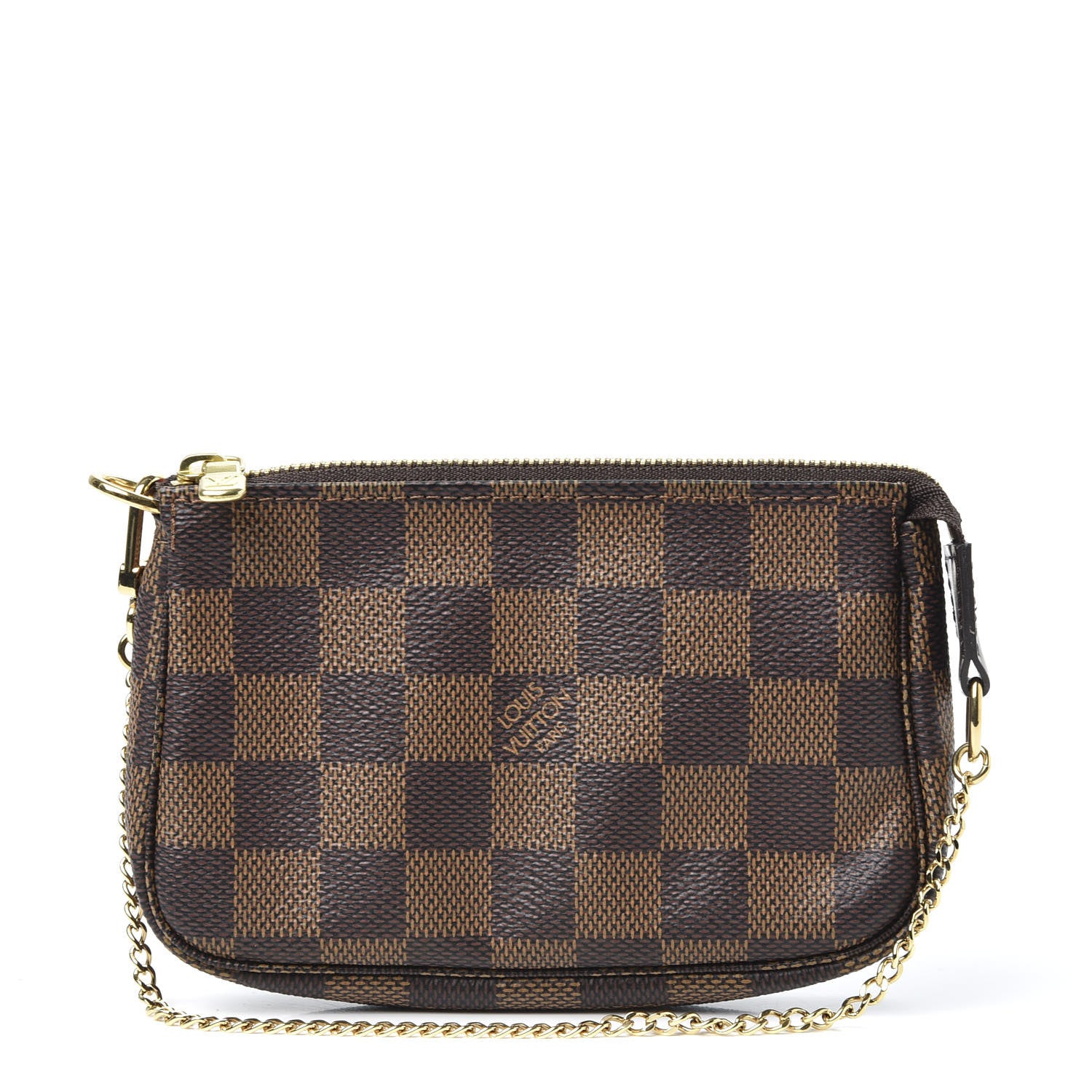 Louis Vuitton Damier Ebene Mini Pochette Accessories 1 of 8