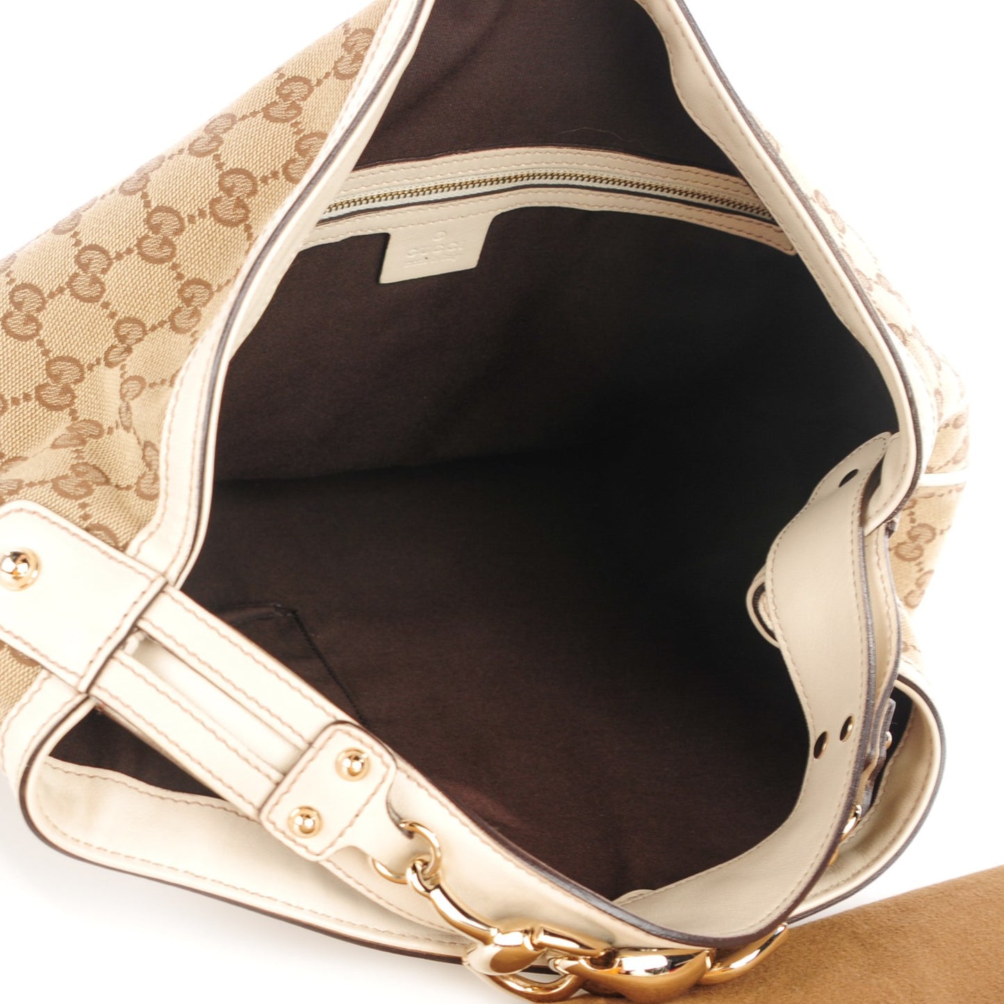 Monogram Large Wave Hobo Off White