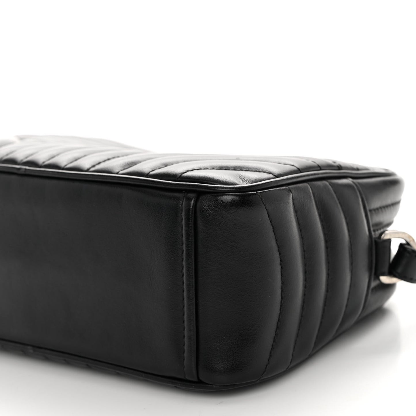 Soft Calfskin Diagramme Camera Bag Black