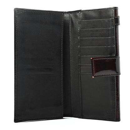 Gucci Patent Microguccissima Nice Wallet Burgundy 3 of 4