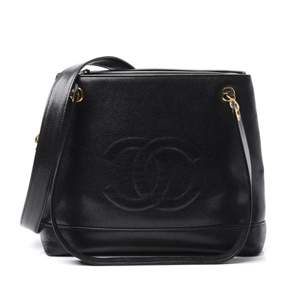 Chanel Lambskin CC Shoulder Bag Black 1 of 13
