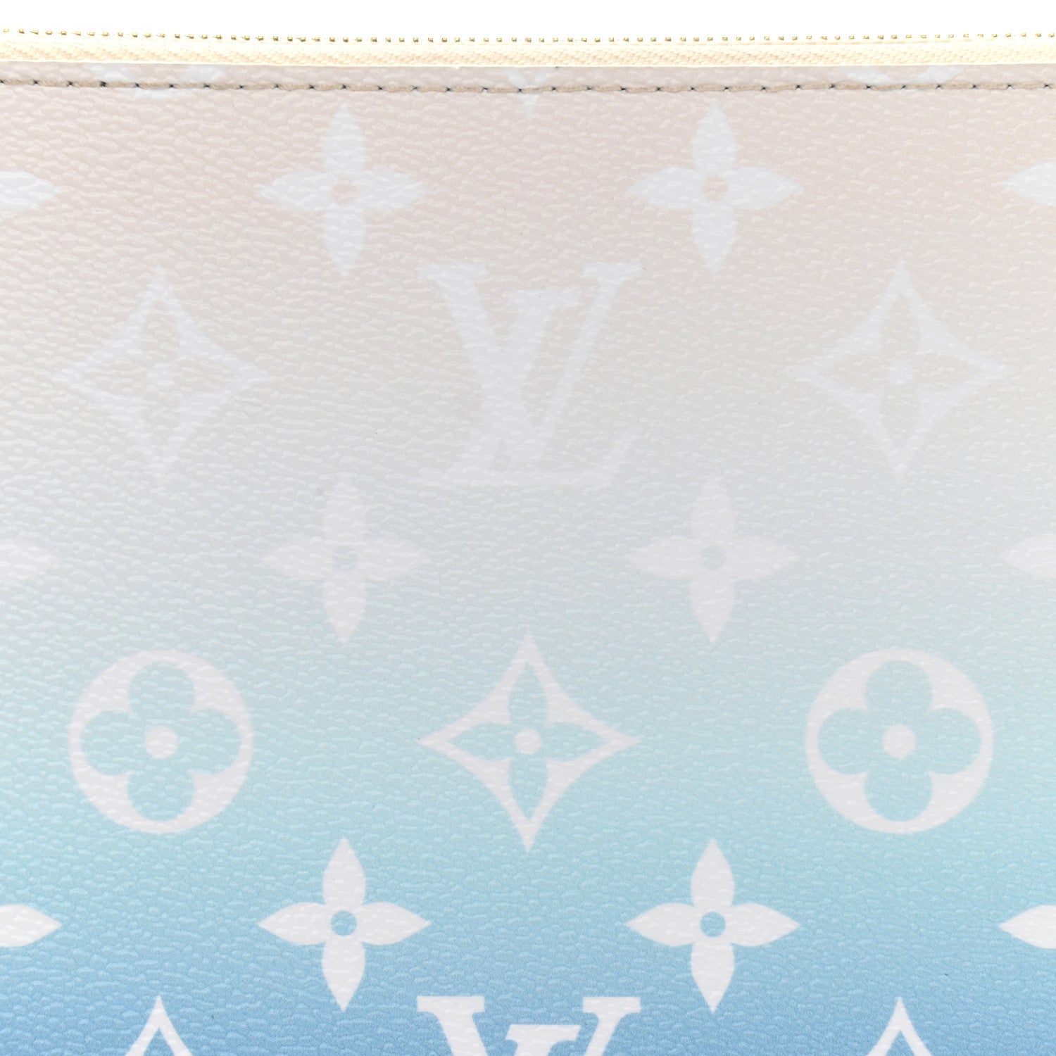Louis Vuitton Monogram By The Pool Neverfull MM Pochette Blue 9 of 9