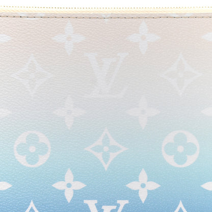 Louis Vuitton Monogram By The Pool Neverfull MM Pochette Blue 9 of 9