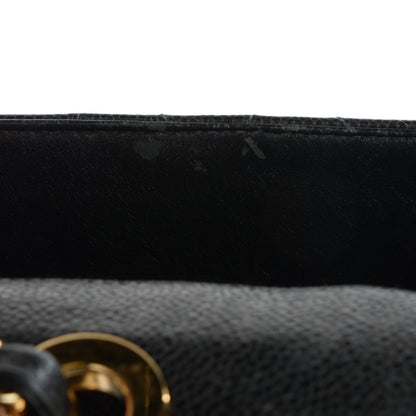 Chanel Caviar Quilted Jumbo Single Flap Black 9 of 9