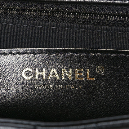 Chanel Lambskin Quilted Large CC Funky Town Flap Black 6 of 9