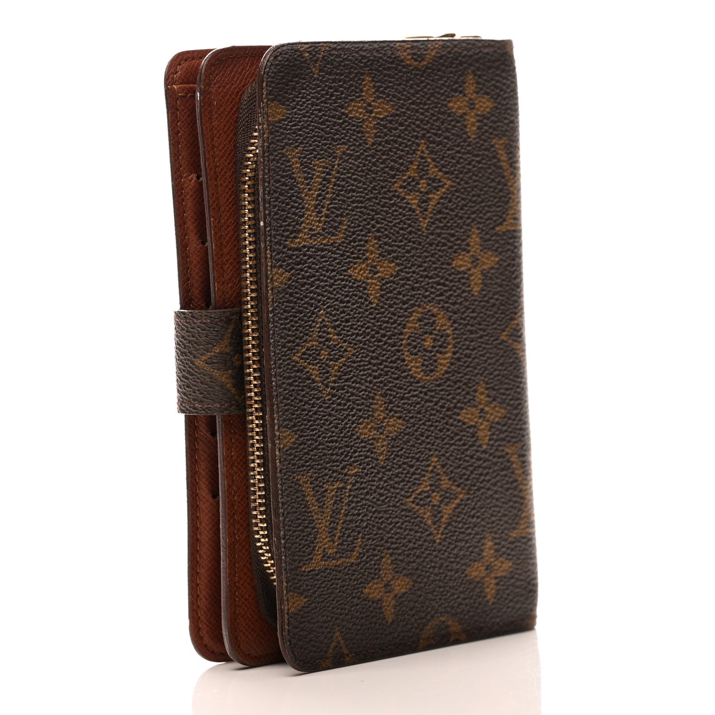 Monogram Zipped Papers Wallet