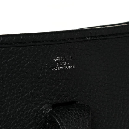 Hermes Taurillon Clemence Evelyne III PM Black 6 of 16