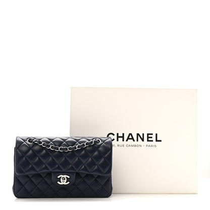 Chanel Lambskin Quilted Small Double Flap Blue 13 of 13