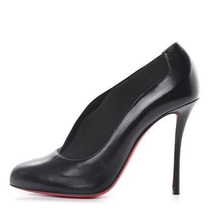 Christian Louboutin Shiny Nappa Toot Couverte 100 Pumps 40.5 Black 1 of 12
