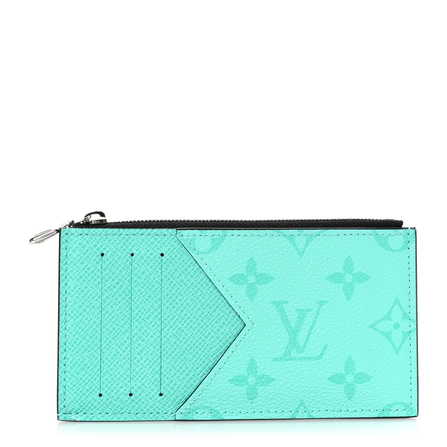 Louis Vuitton Taigarama Coin Card Holder Miami Green 1 of 8