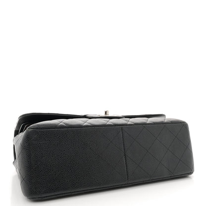 Chanel Caviar Quilted Jumbo Double Flap Black 4 of 16