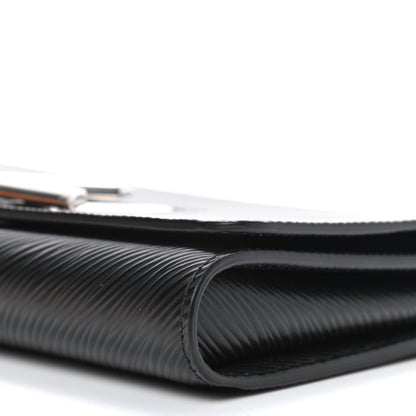 Louis Vuitton Epi Twist Chain Wallet Black 9 of 9