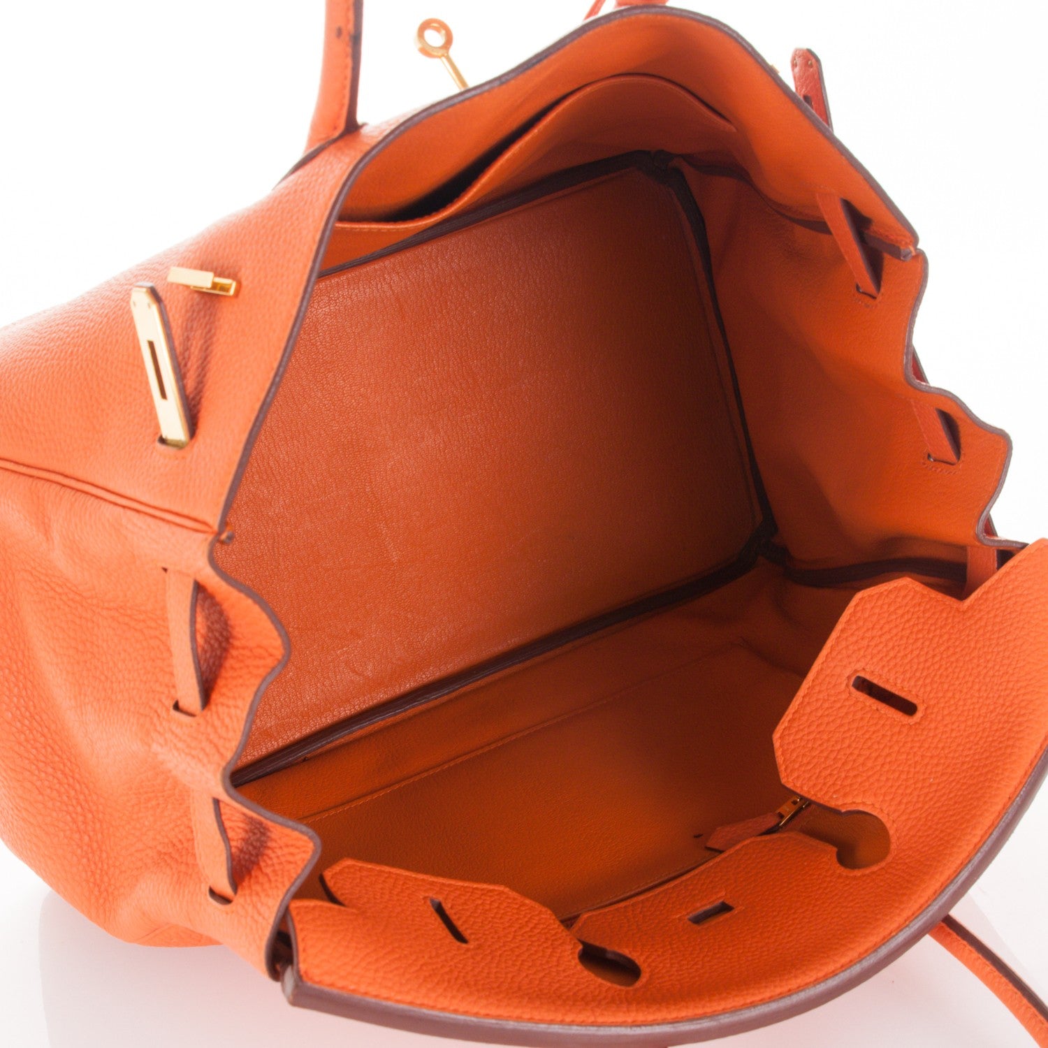 Hermes Togo Birkin 35 Orange 7 of 26