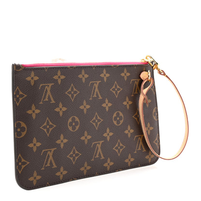 Louis Vuitton Monogram Neverfull MM GM Pochette Pivoine 3 of 7