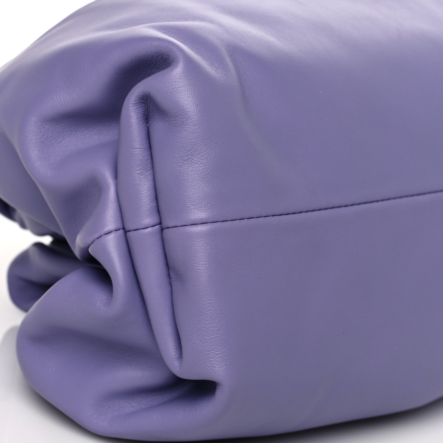 Bottega Veneta Smooth Butter Calf The Pouch Oversized Clutch Lavender 9 of 10