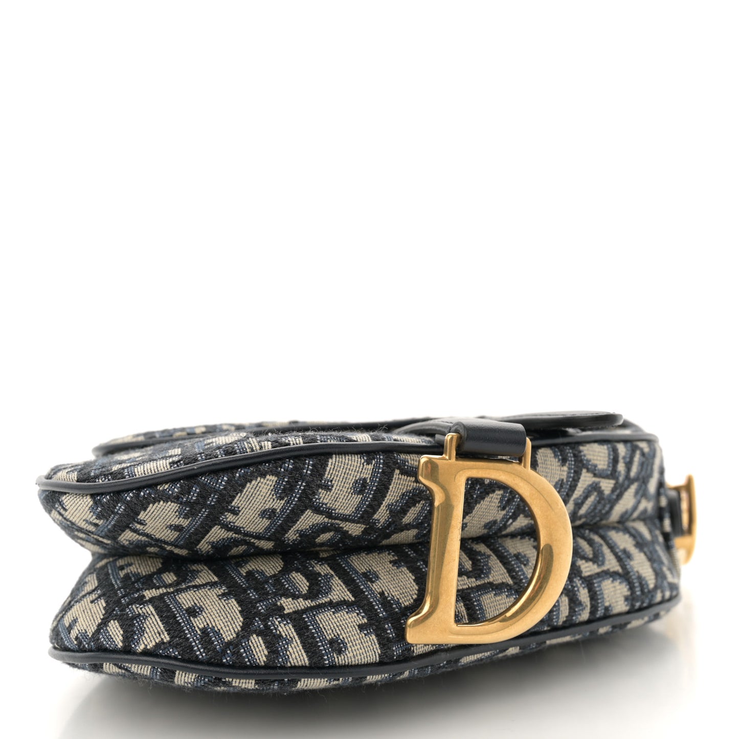 Oblique Mini Saddle Bag Blue