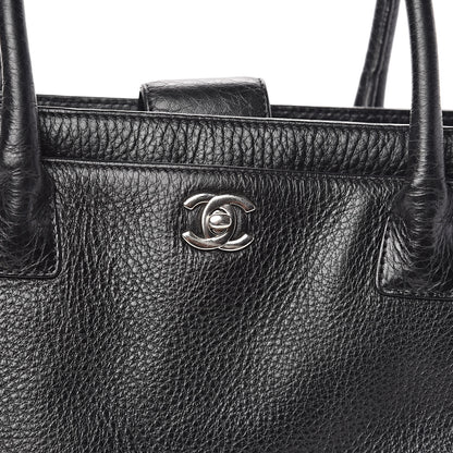 Chanel Calfskin Cerf Executive Shopper Tote Black 8 of 10