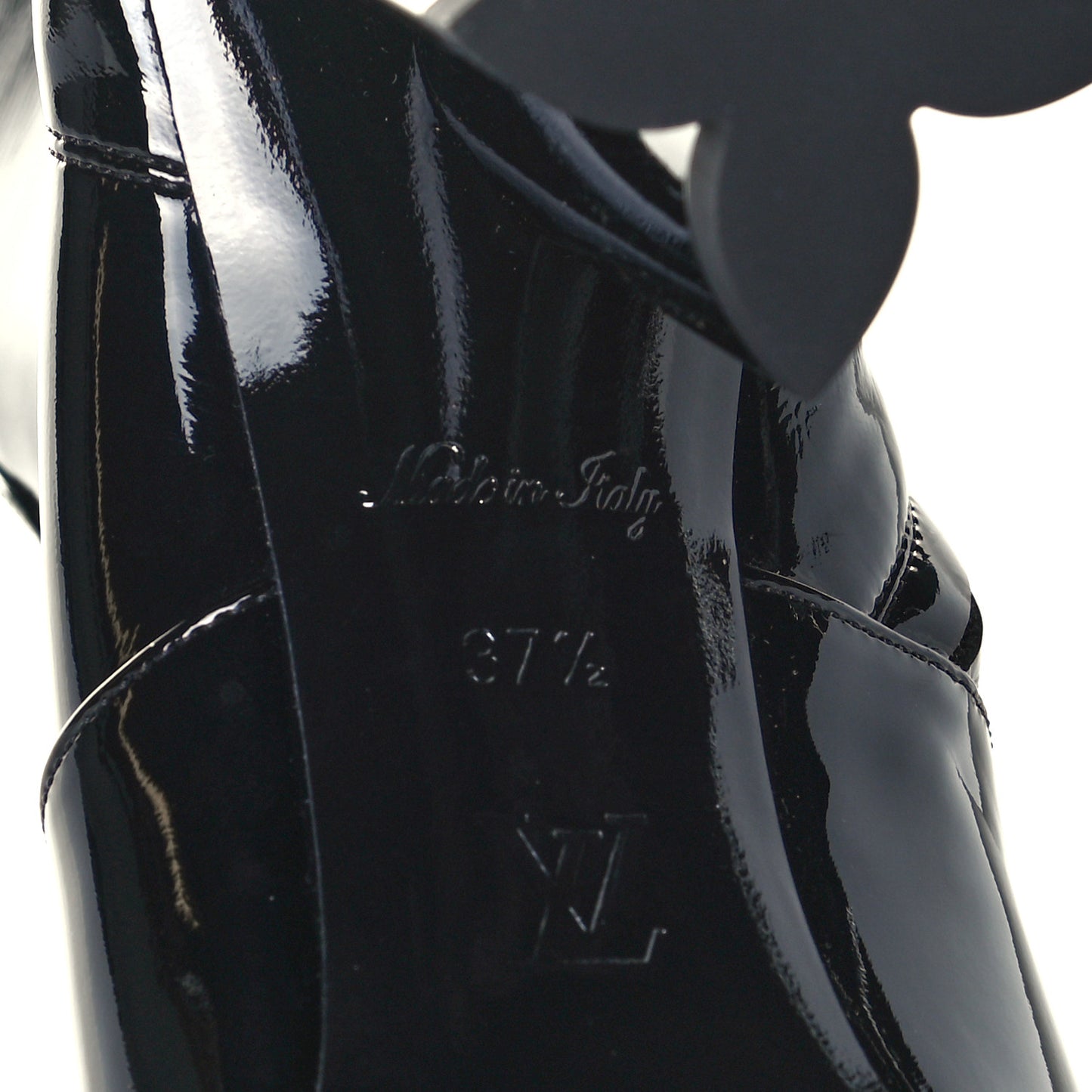 Patent Uniformes Silhouette Ankle Boots 37.5 Black
