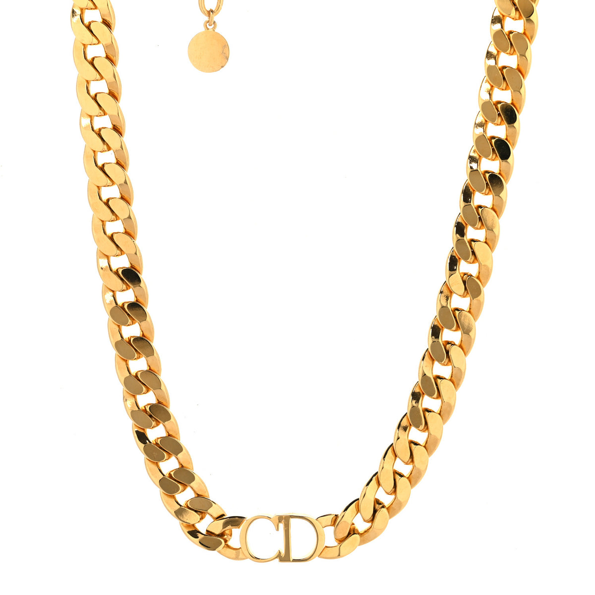 Metal Danseuse Etoile Chain Choker Necklace Gold