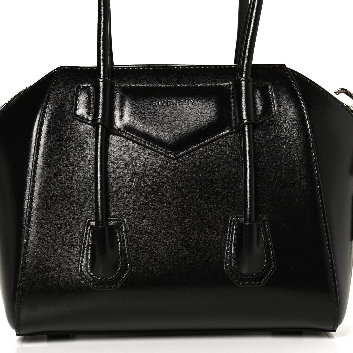 Box Calfskin Mini Lock Antigona Black
