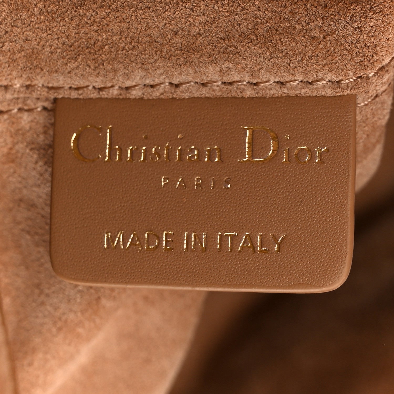 Christian Dior Calfskin Macrocannage Medium Toujour Powder Tan 8 of 14