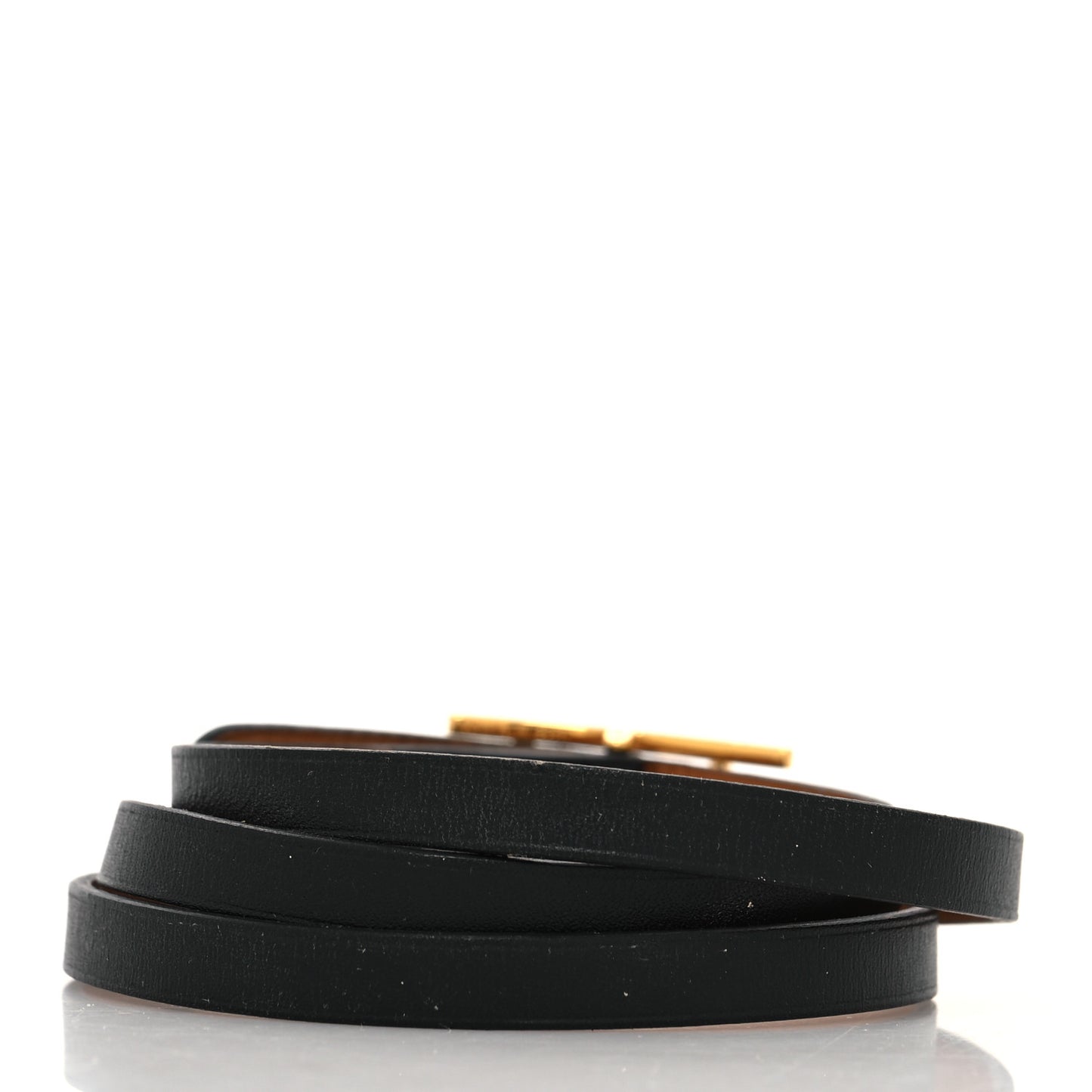 Chamonix Hapi 3 MM Triple Tour Wrap Bracelet Black