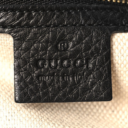 Gucci Pebbled Calfskin Soho Hobo Black 6 of 10