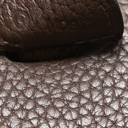 Hermes Taurillon Clemence Evelyne III PM Chocolate 7 of 10