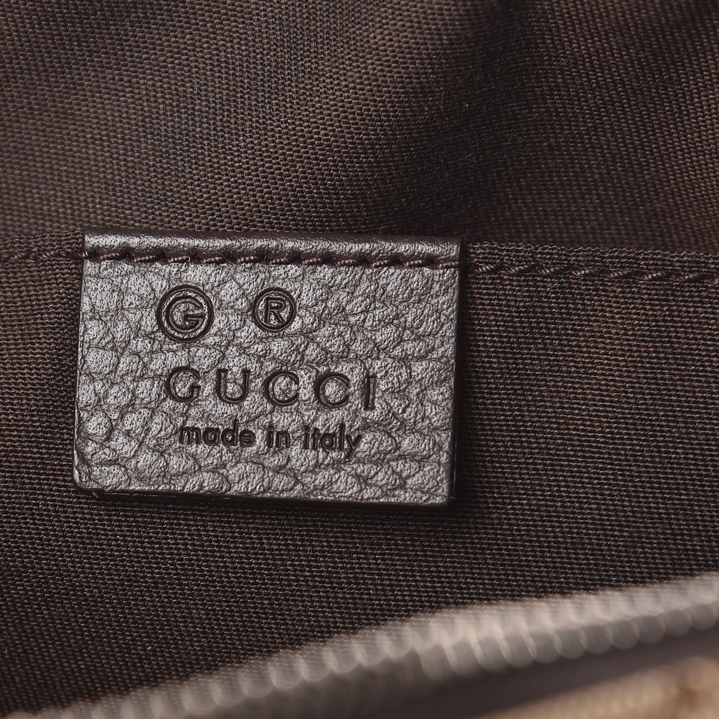 Monogram Belt Bag Dark Brown