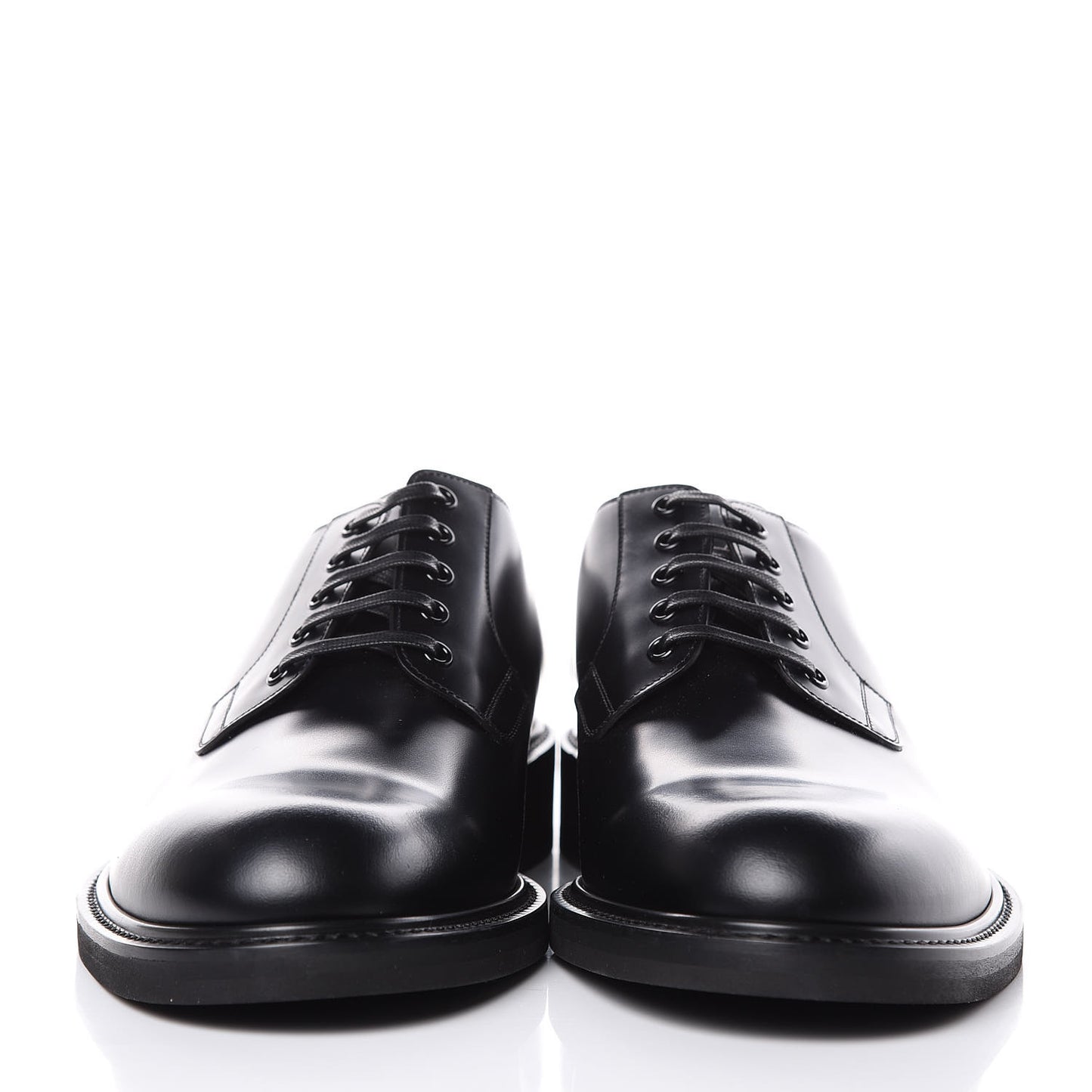 Calfskin Mens Uniforme Derby Relax 10 Black