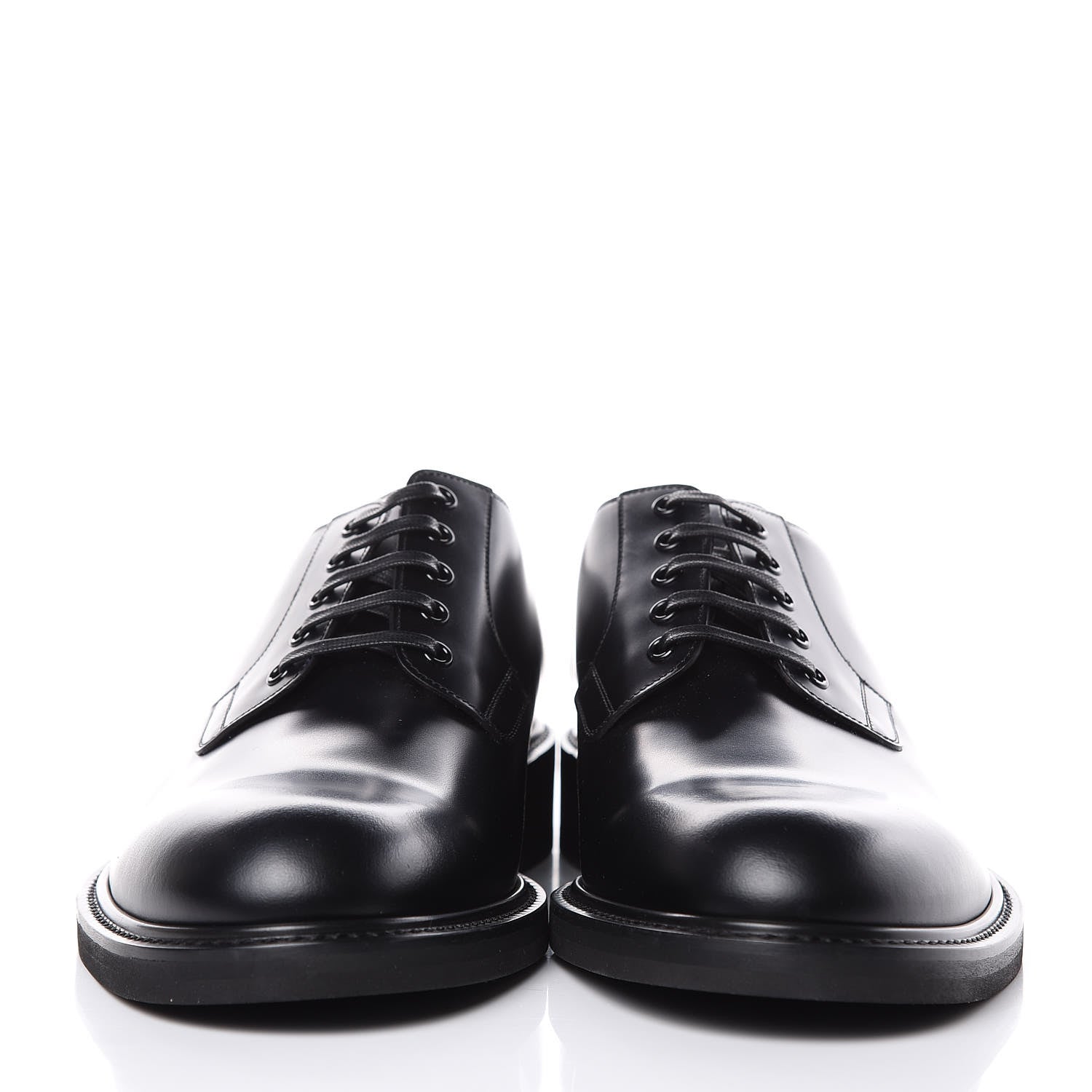 Louis Vuitton Calfskin Mens Uniforme Derby Relax 10 Black 2 of 9
