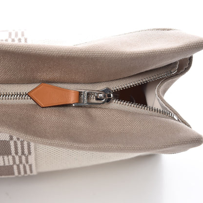 Hermes Toile Trousse De Voyage Jimetou PM Gris Ponce 7 of 7