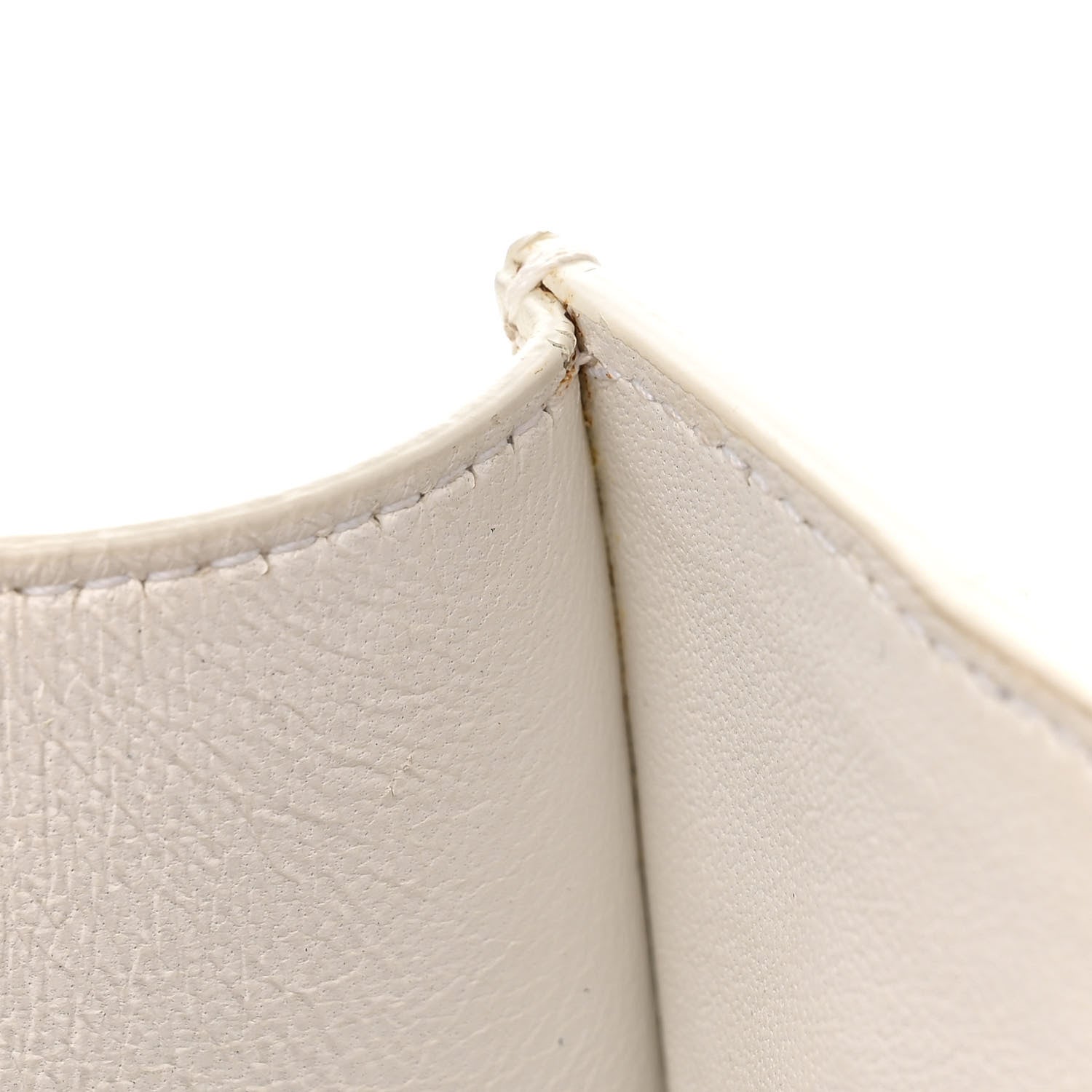 Balenciaga Grained Calfskin Small Hourglass Top Handle Bag White 13 of 15