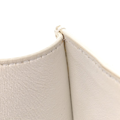 Balenciaga Grained Calfskin Small Hourglass Top Handle Bag White 13 of 15