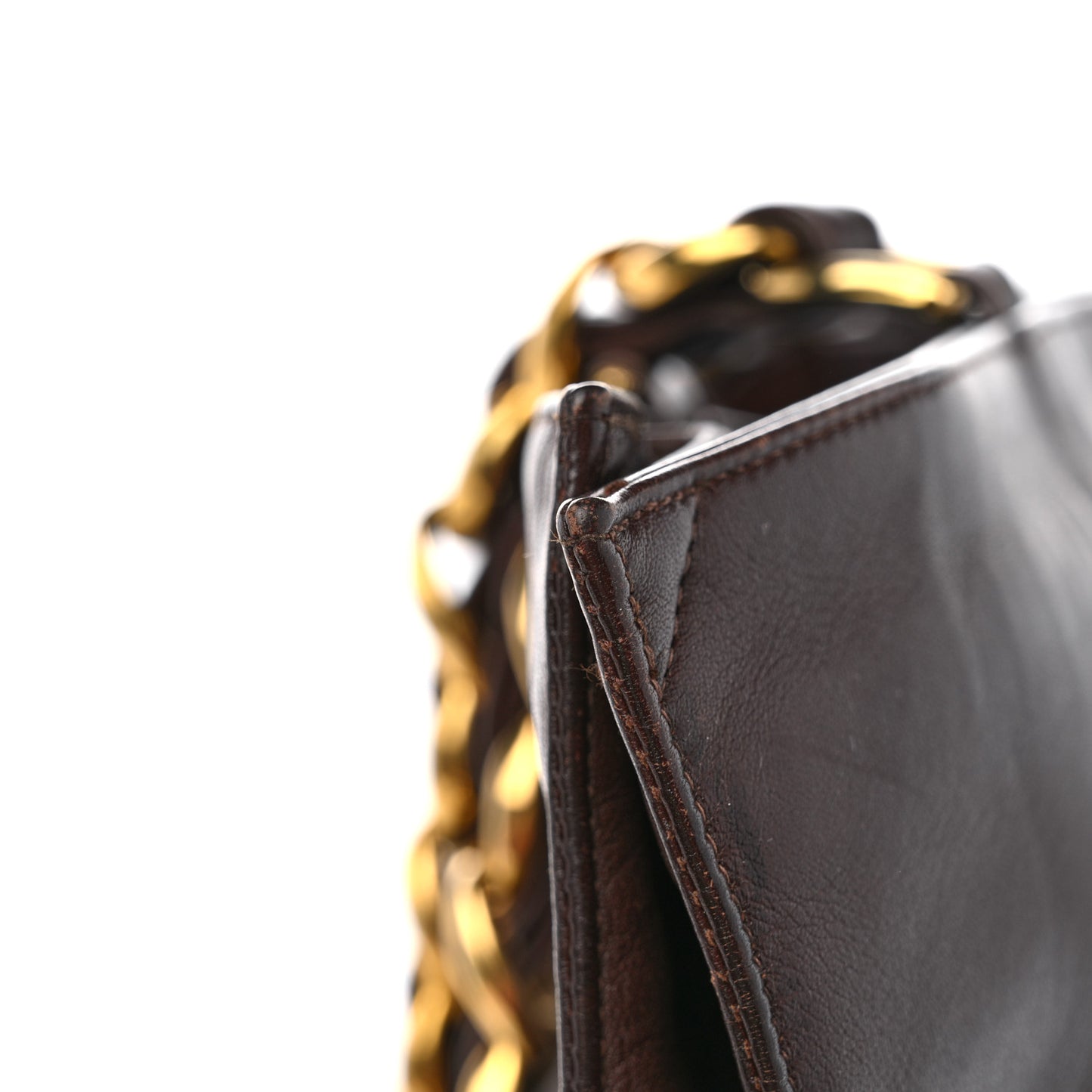 Lambskin CC Tote Brown