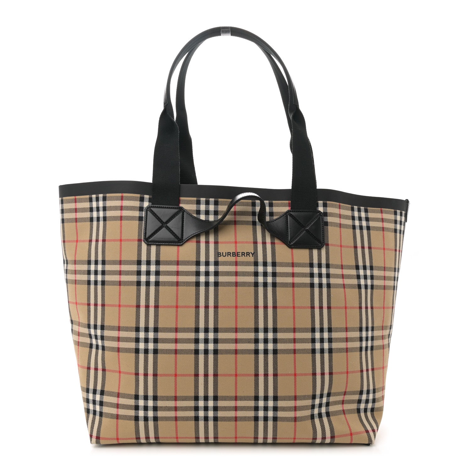Burberry Vintage Check Large Austen Tote Archive Beige 1 of 9