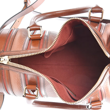 Burberry Grainy Calfskin Medium Alchester Bowling Bag Brown 4 of 15