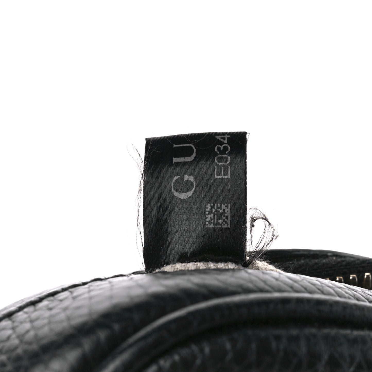 Pebbled Calfskin Small Soho Disco Bag Black