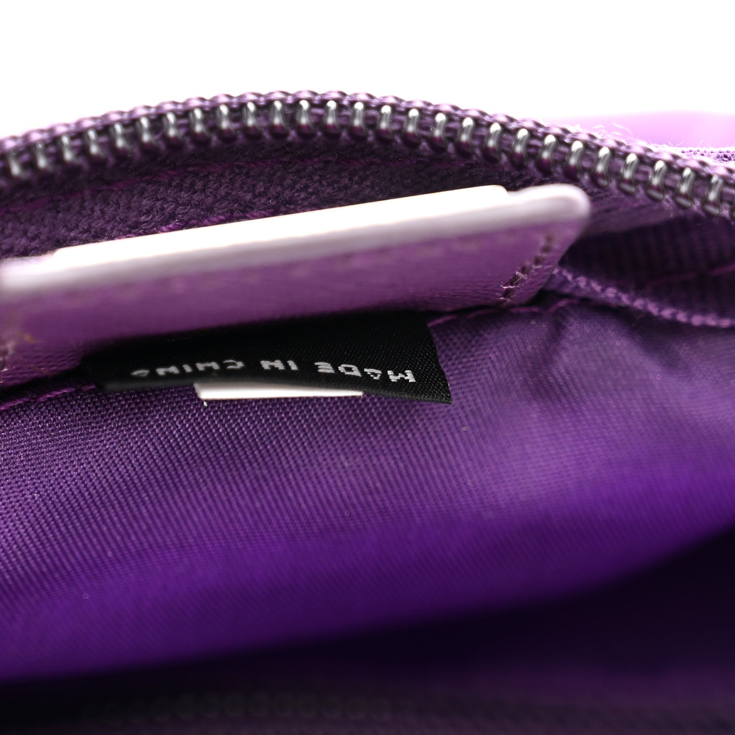 Tessuto Nylon Vela Cosmetic Pouch Viola