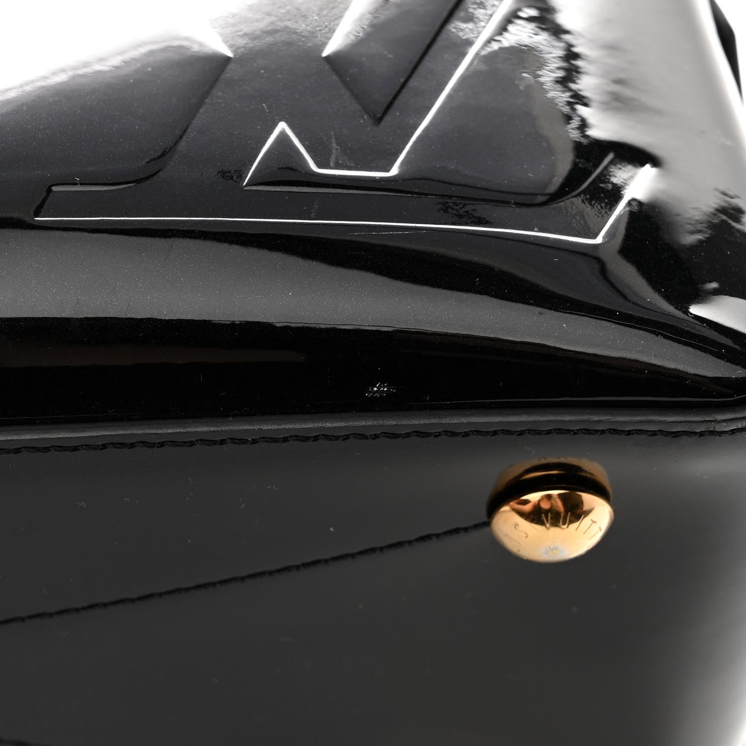 Louis Vuitton Patent Calfskin Miroir Tote Black 11 of 13