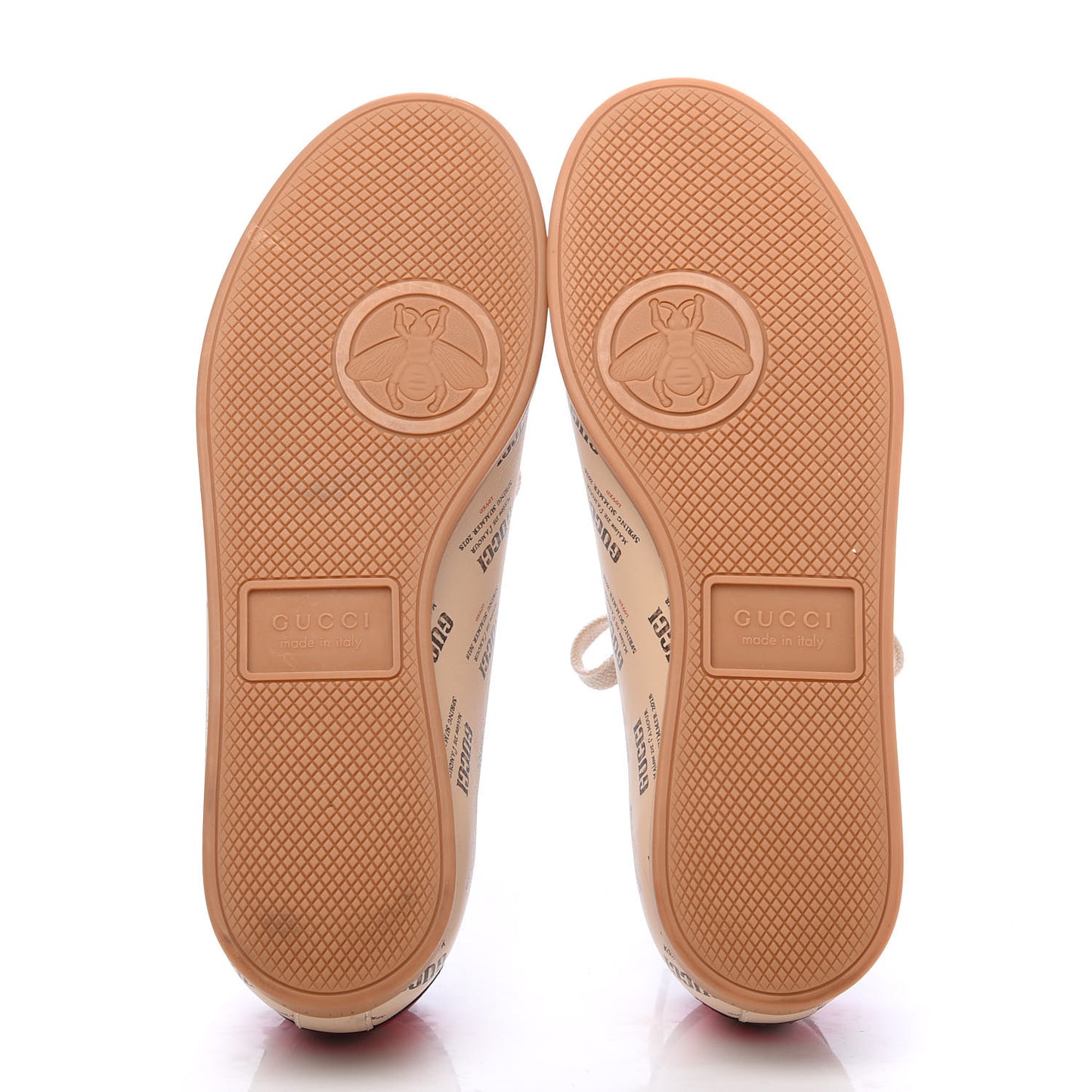 Calfskin Stamp Print Mens Falacer Sneakers 5 Soy