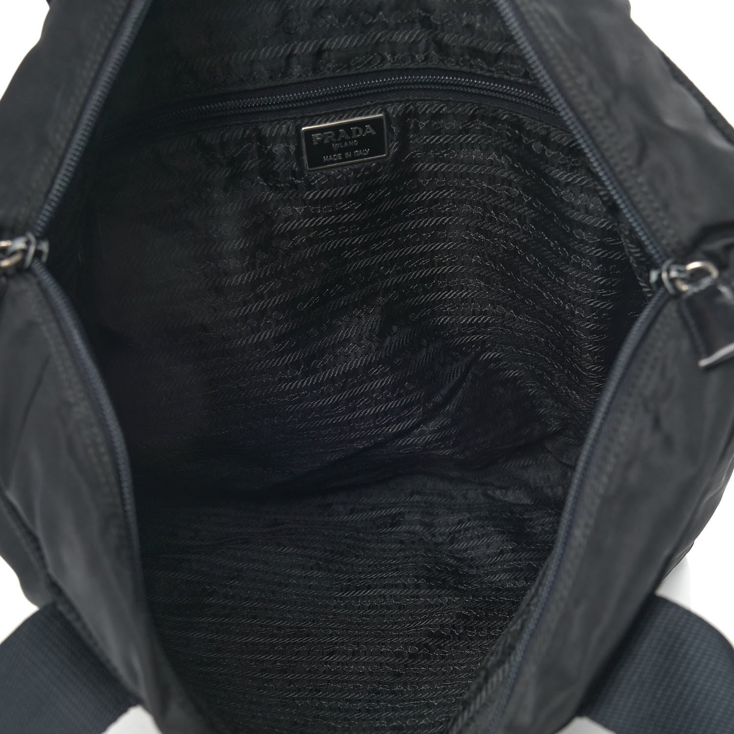 Prada Tessuto Nylon Tote Black 4 of 11