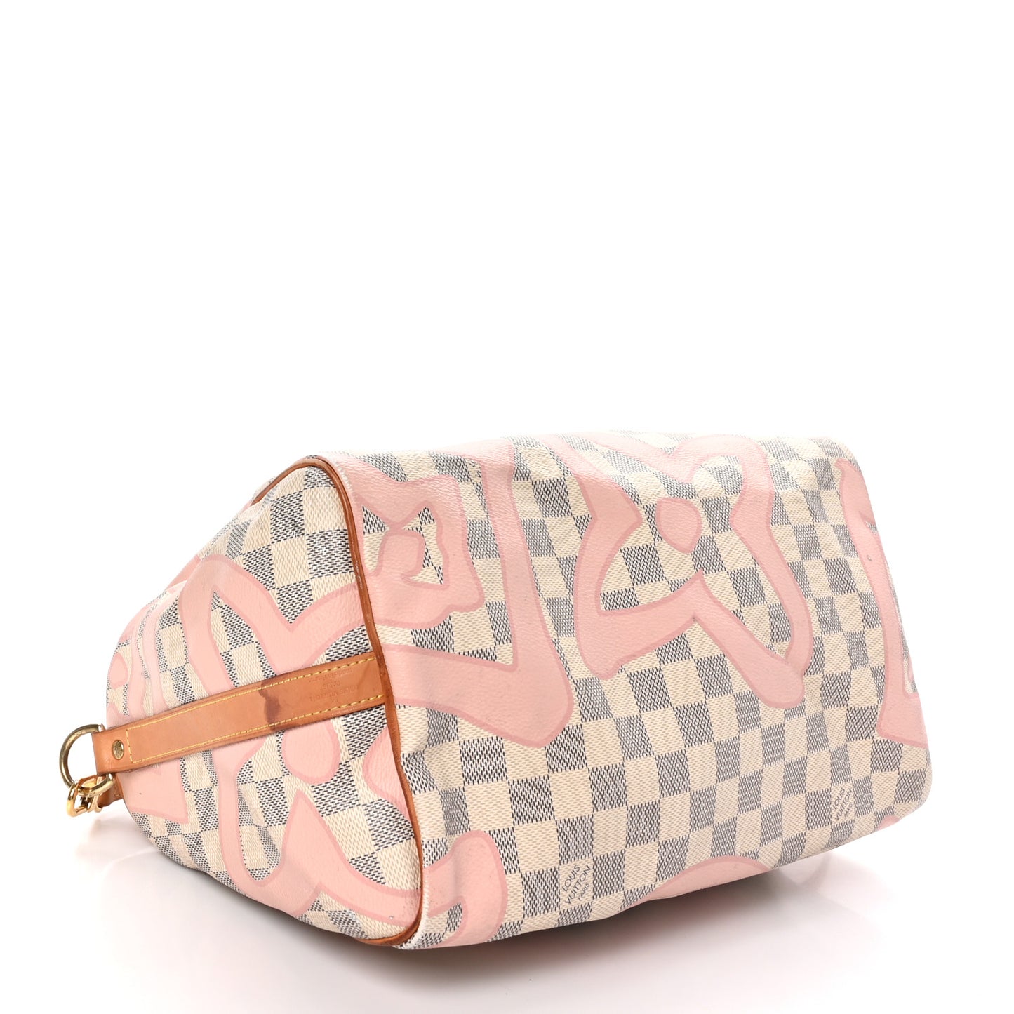 Damier Azur Tahitienne Speedy Bandouliere 30 Rose Ballerine