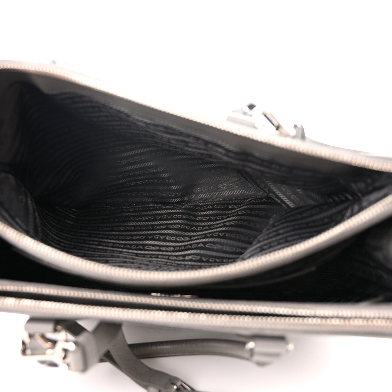 Prada Saffiano Large Galleria Double Zip Tote Marmo 6 of 16