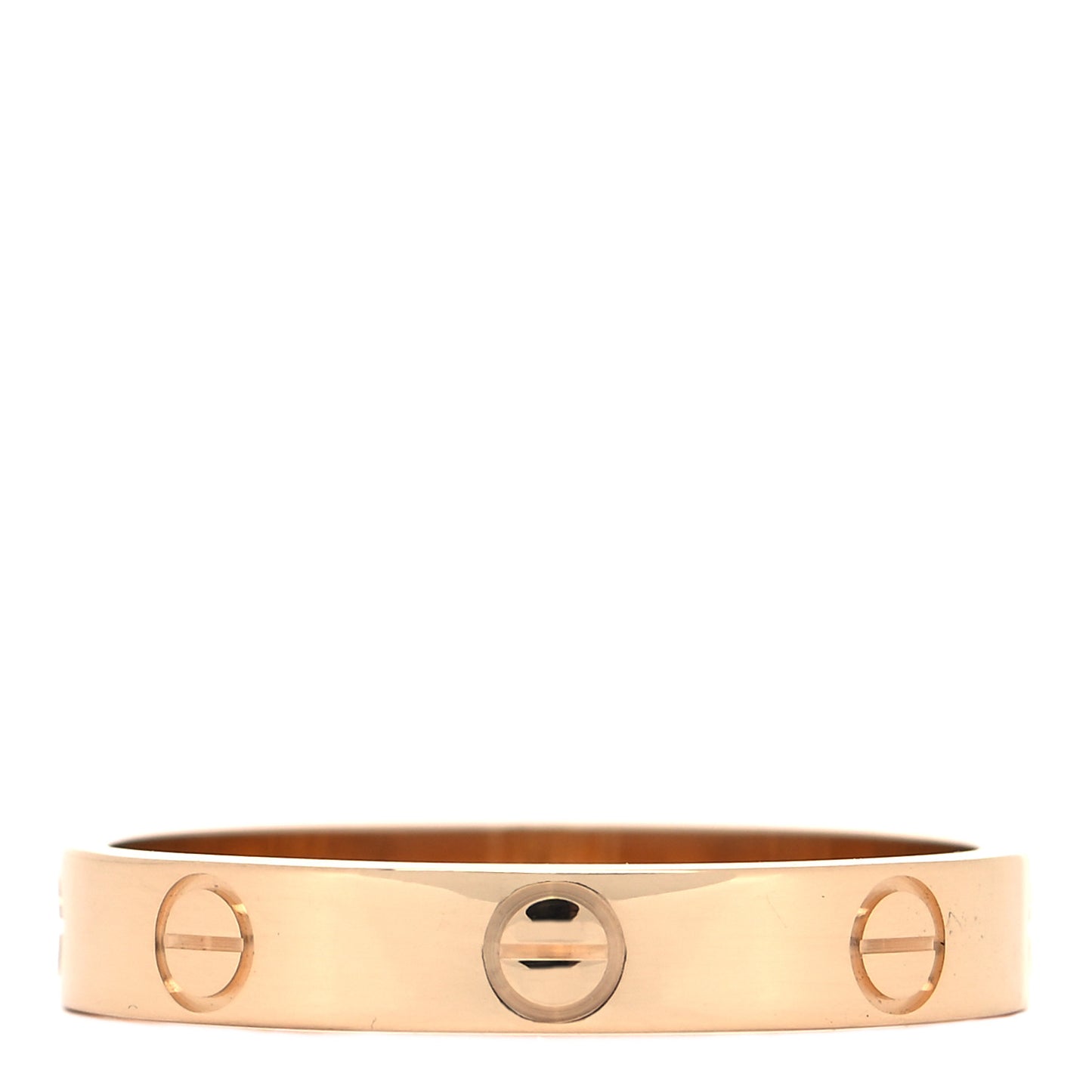 18K Yellow Gold 3.5mm LOVE Wedding Band Ring 58 8.25