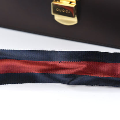 Gucci Calfskin Small Sylvie Shoulder Bag Black 14 of 16