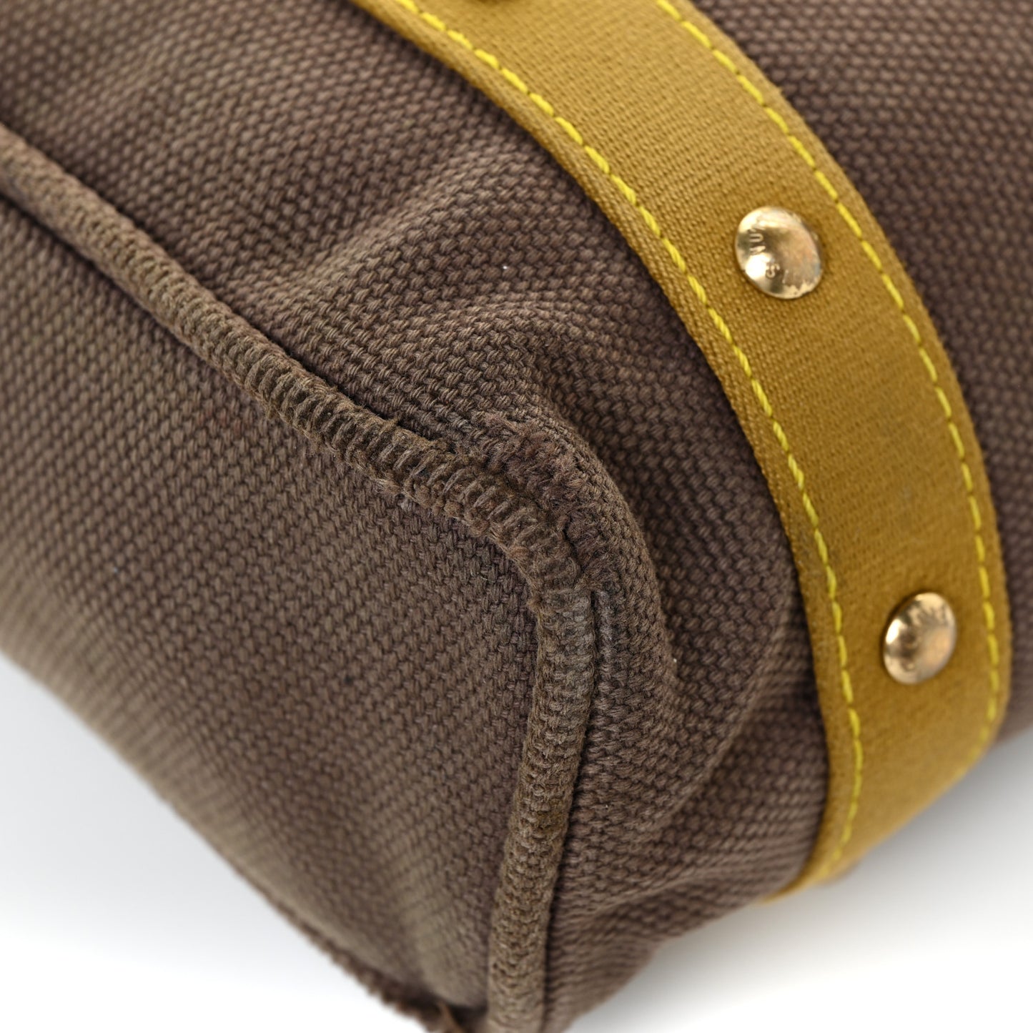 Toile Antigua Cabas MM Brown Kaki